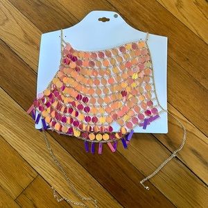 NWOT Forever 21 Pearlescent Sequin Top